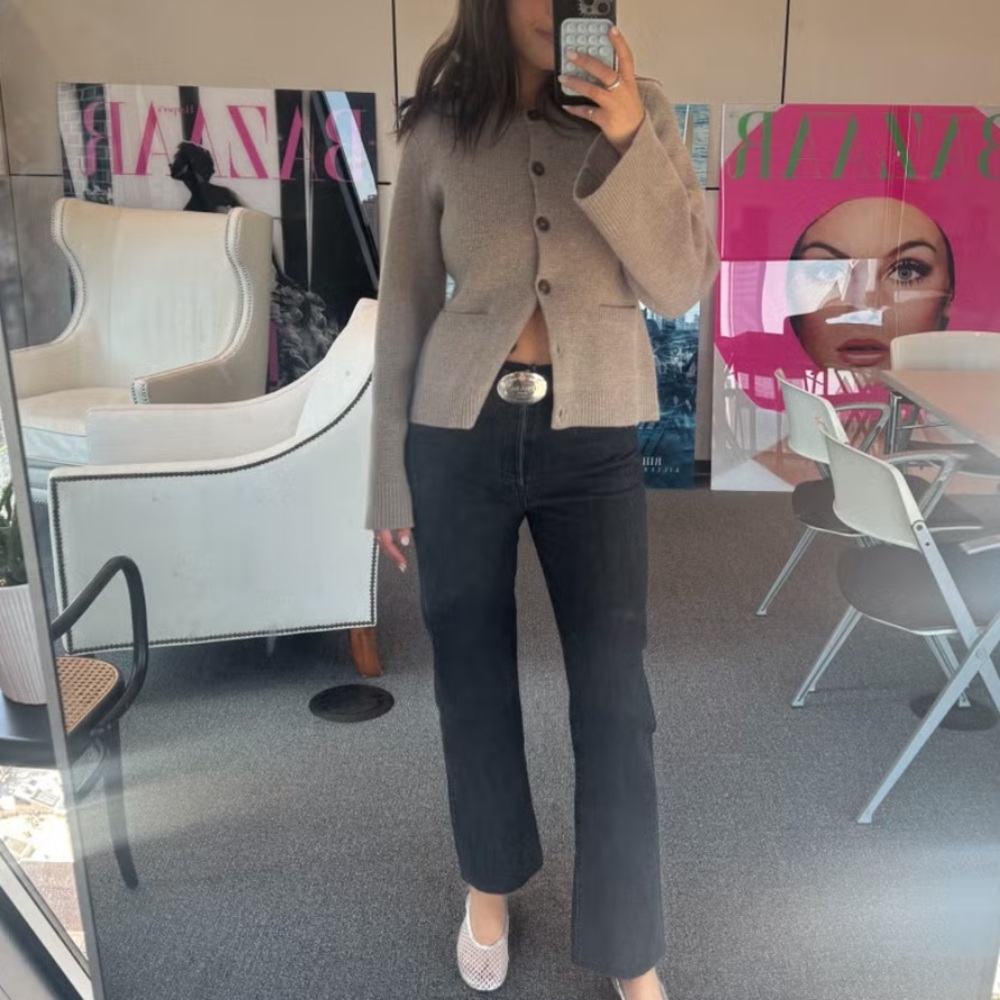 Jenni Kayne Cooper Cardigan in Taupe - Picture 11 of 16